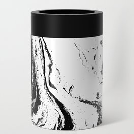 Black and White Marbling Design Can Cooler