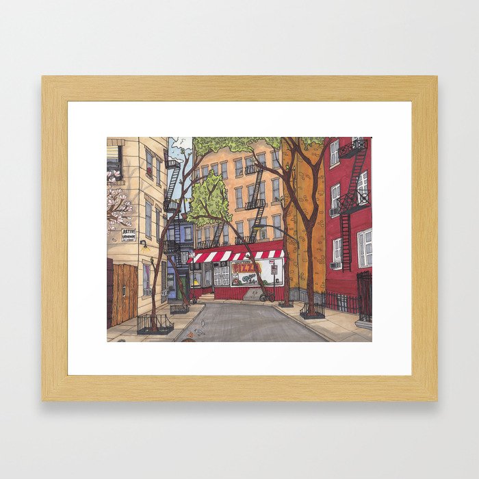 New York Stroll Framed Art Print