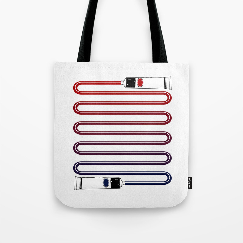 neutral tote bag