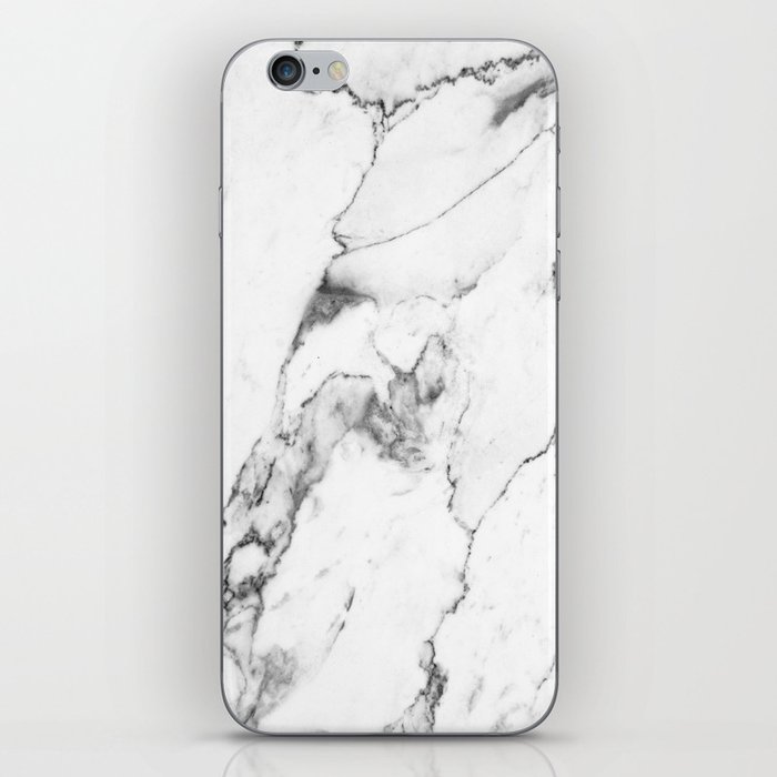 White Marble I iPhone Skin