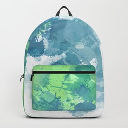 Watercolor Splash Abstract Backpack