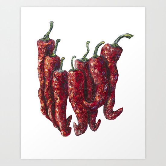 Hot Chili Art Print
