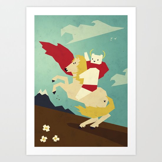 Forward! Art Print