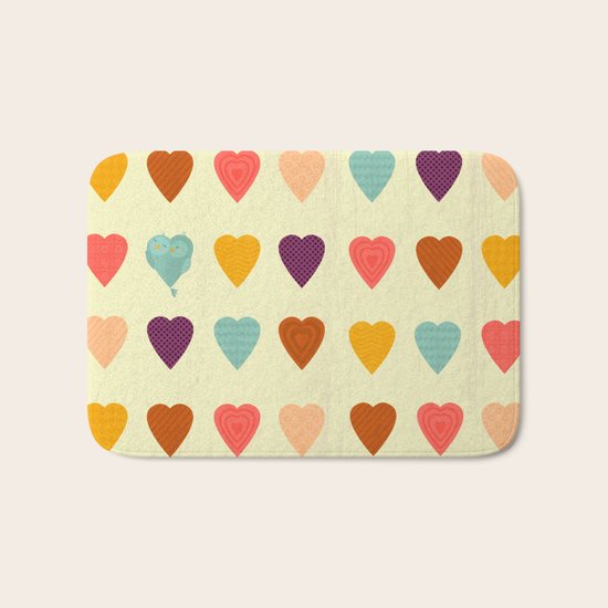 Lovebirds Bath Mat