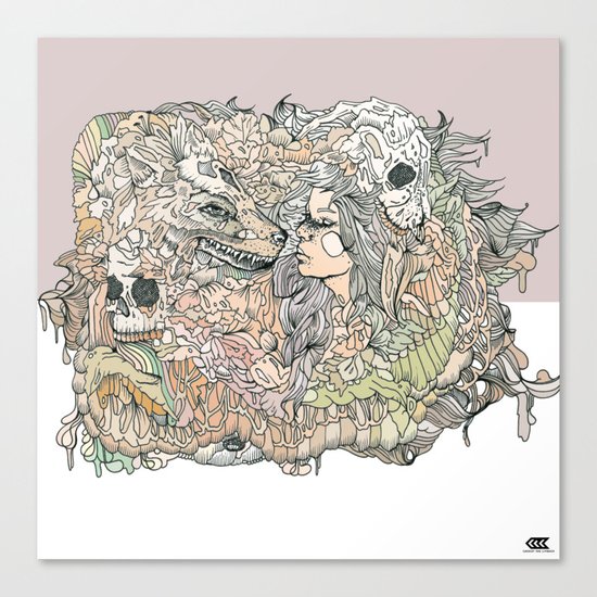 r a b b i t t o o t h Canvas Print