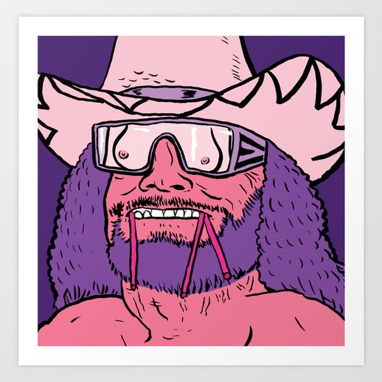 Macho, Macho Man Art Print