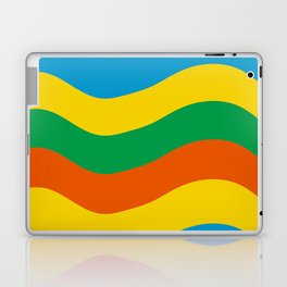 Colorful waves 2 Laptop Skin