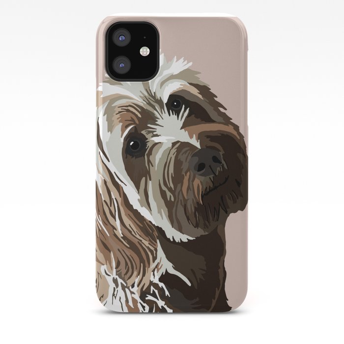 Scribbles (AKA Bibby) the Golden Doodle iPhone Case