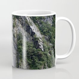 The Waterfalls at Milford Sound, New Zealand 02 Mug