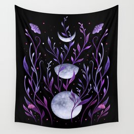 Phase & Grow - Purple Wall Tapestry