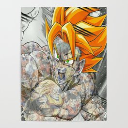 Goku Dragon Ball Super Art by Brooke Sparks | Society6