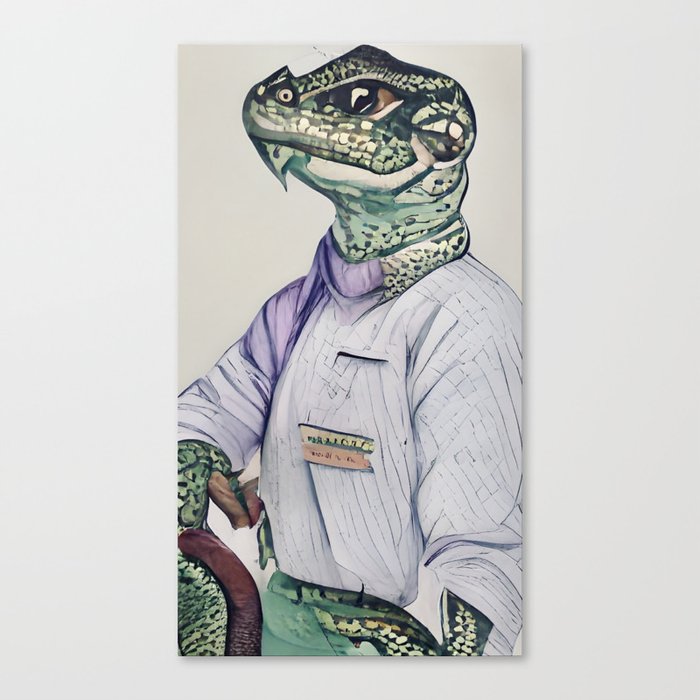 Official Lizard Canvas Print