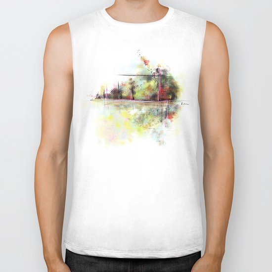 by the river Biker Tank
