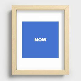 NOW LAPIS LAZULI COLOR Recessed Framed Print