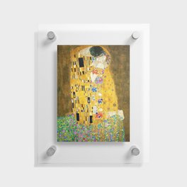 Gustav Klimt The Kiss Floating Acrylic Print