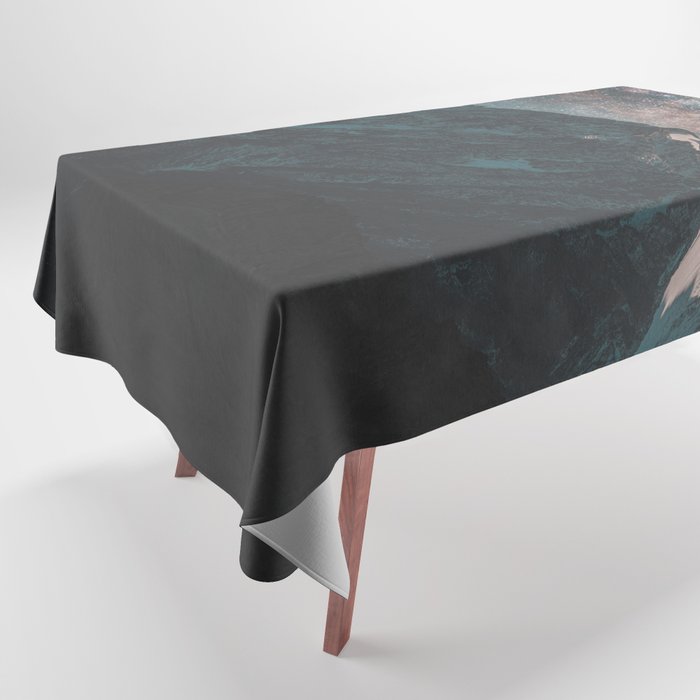 Mountains Stars Tablecloth