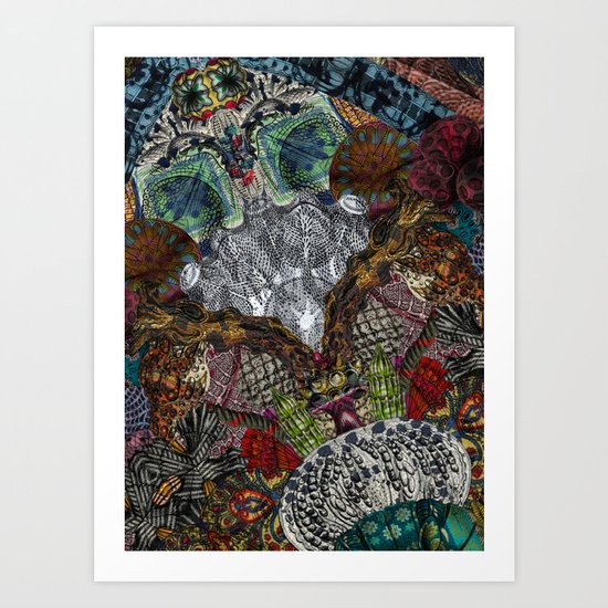 Psychedelic Botanical 13 Art Print