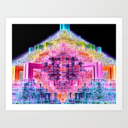 Pyramidion HD Fractal  Art Print