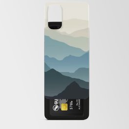 Teal Blue Mountaintops Android Card Case