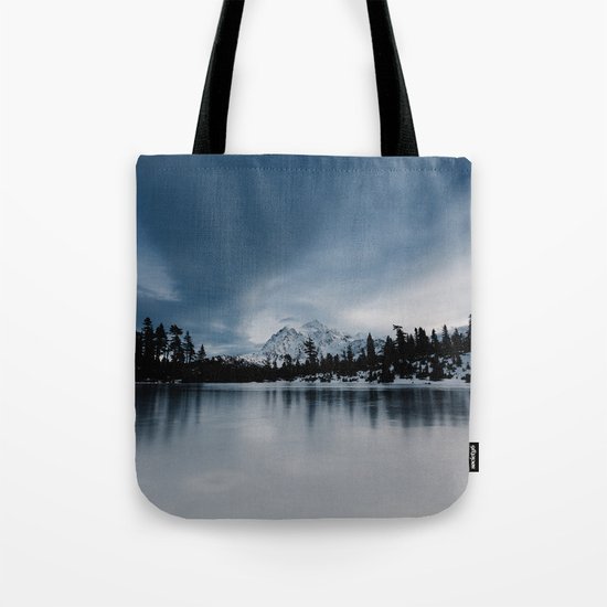 Winter Scene Tote Bag