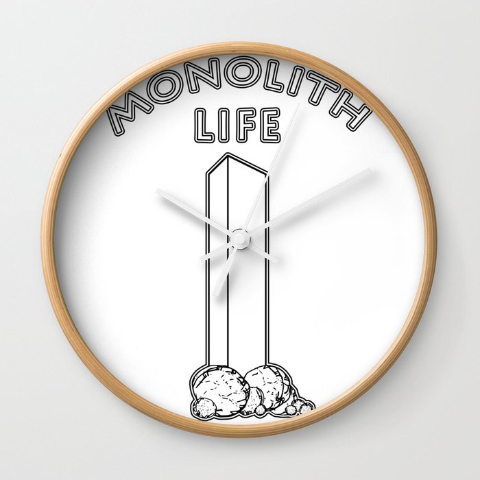 Monolith Life Wall Clock