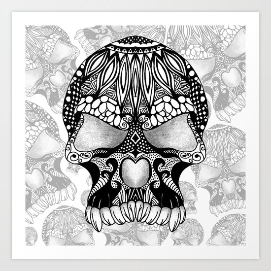 Sugar Skull. Art Print