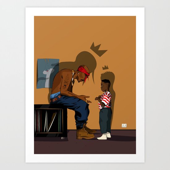 Just be the King Art Print