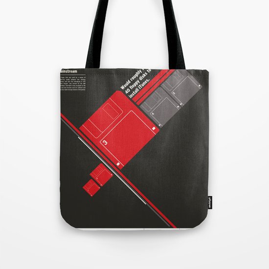 Floppy Disk Tote Bag