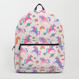Space Unicorn - Neon Rainbow Backpack
