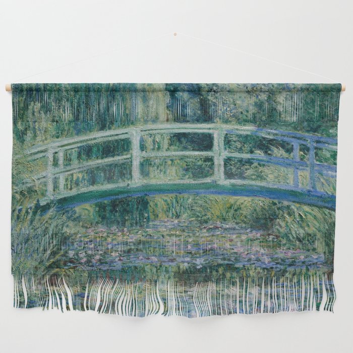 Water Lilies and Japanese Bridge - Claude Monet Wall Hanging