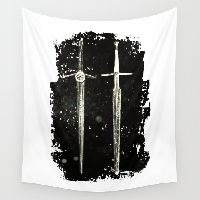 the witcher swords Wall Tapestry