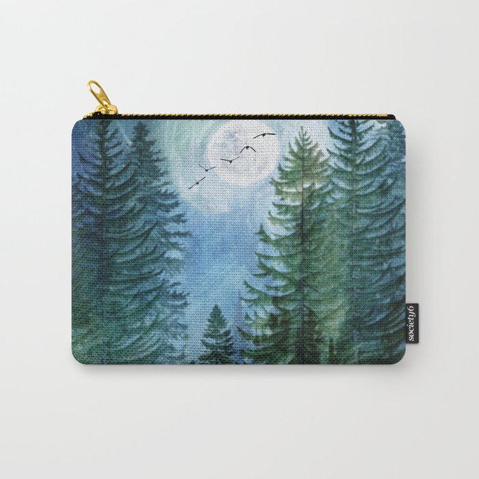 Silent Forest Carry-All Pouch