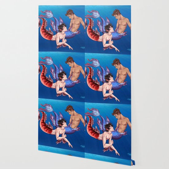Keith And Lance Mermaids Wallpaper By Sadelionne Society6