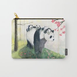 Panda family Carry-All Pouch