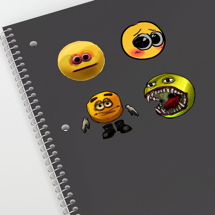 Cursed Emoji Sticker for Sale by disco-time
