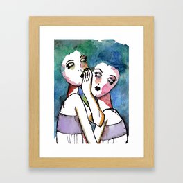 GIRLS Framed Art Print