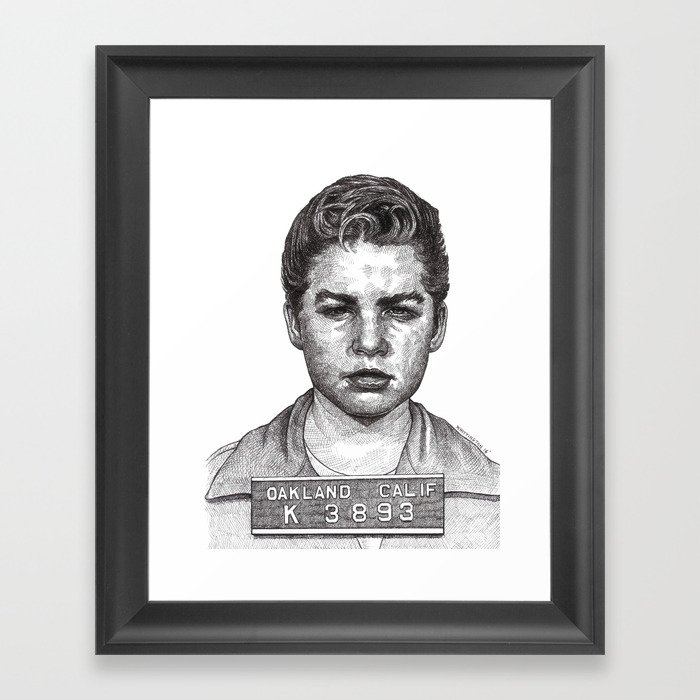 Little Jimmy Finkle Leader of the Gumball Gang Framed Art Print