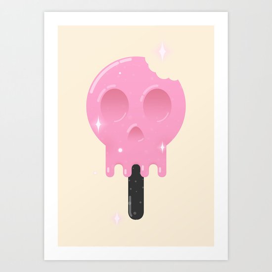 Funny Death Art Print