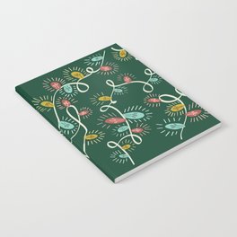 cute christmas light pattern Notebook