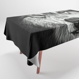 Cool Wolf Stare Tablecloth