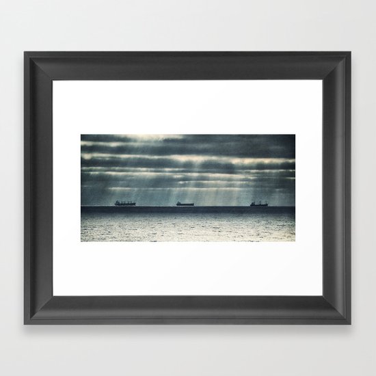 Morning Race Framed Art Print