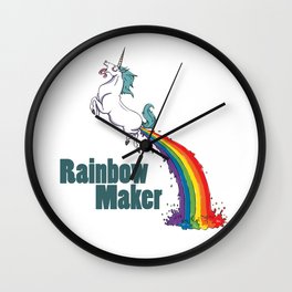 Rainbow Maker Wall Clock