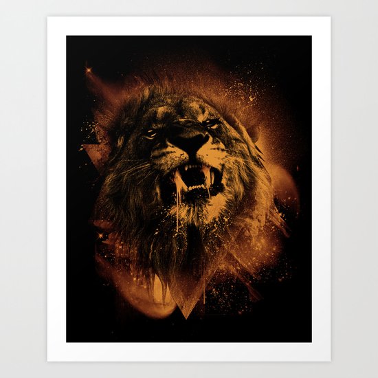 COSMIC KING Art Print