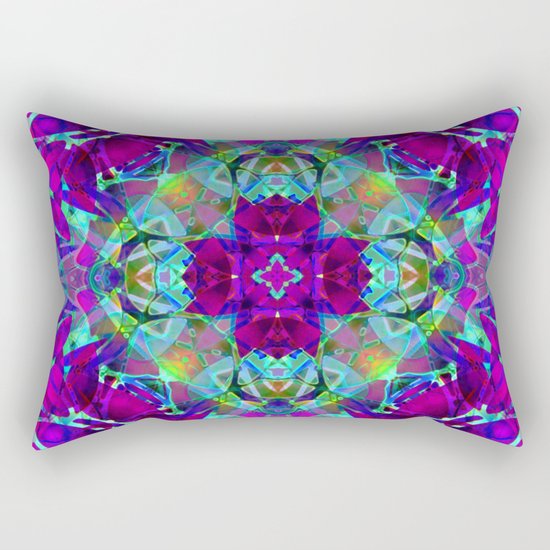kaleidoscope Crystal Abstract G16 Rectangular Pillow