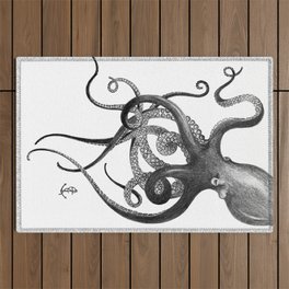 Kraken 'Life' Octopus Outdoor Rug