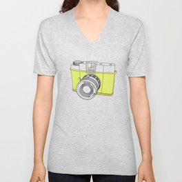 Diana F+ Glow - Plastic Analogue Camera V Neck T Shirt