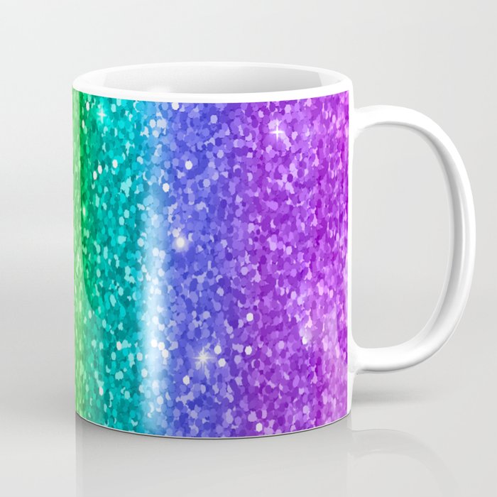 Glittery Rainbow - Twin Bedding Coffee Mug