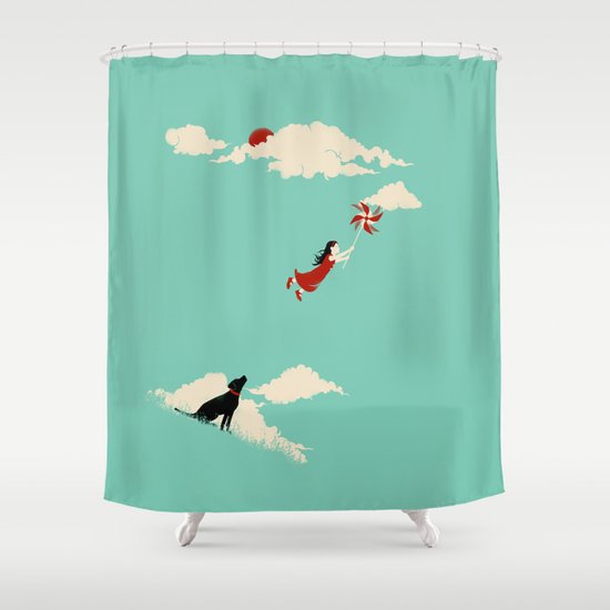 Pinwheel Shower Curtain