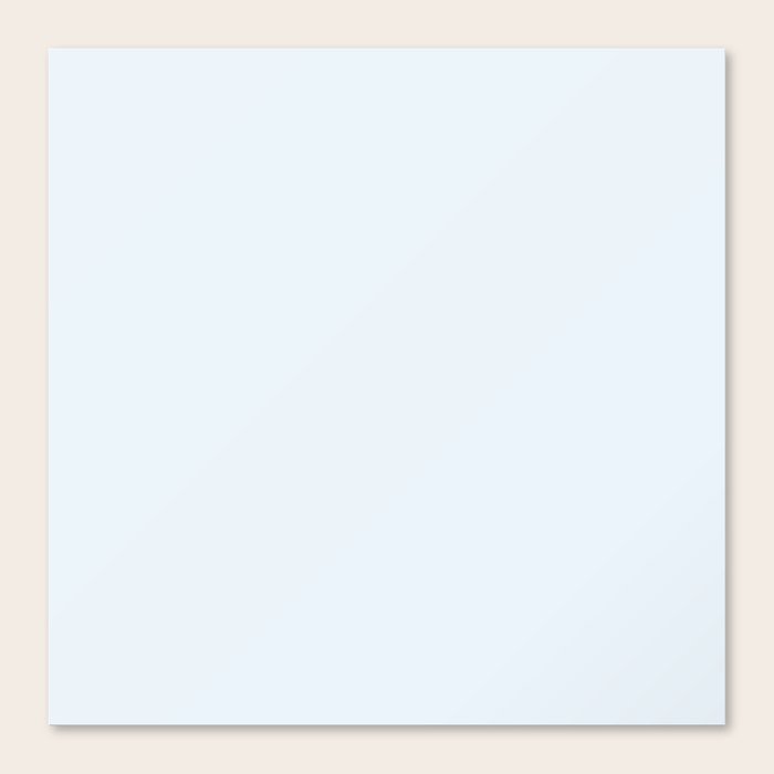 Light Pale Water Blue Simple Solid Color All Over Print Canvas Print By Podartist