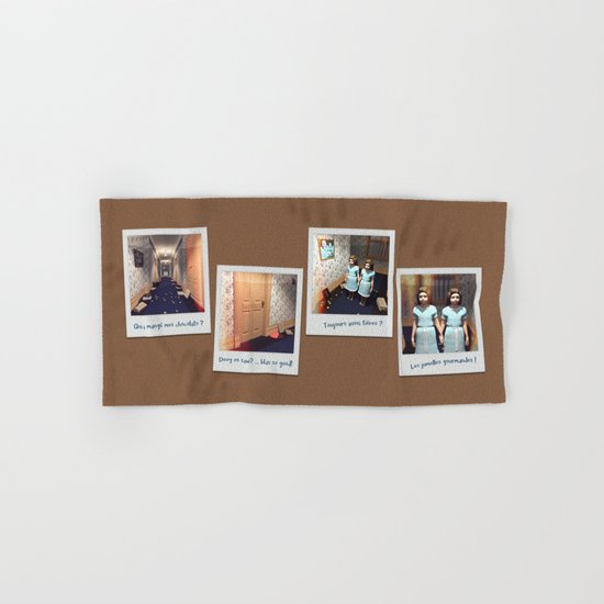 Jumelles et Chocolat Hand & Bath Towel